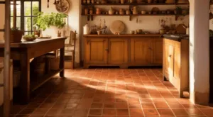 pavimento in cotto cucina