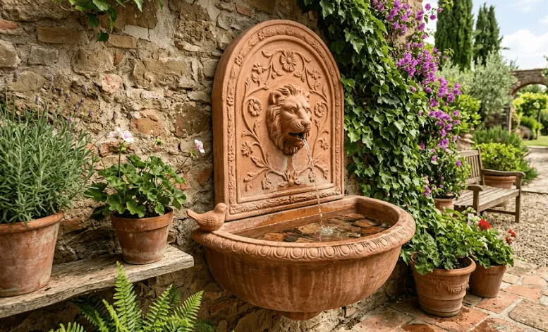 Scopri di più sull'articolo Trattamento fontane in cotto da giardino idrorepellente